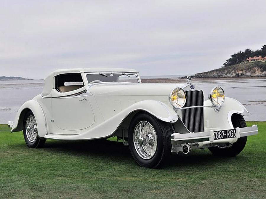  Delage D8S Cabriolet par deVillars 1933 года  (фото 20 из 28)